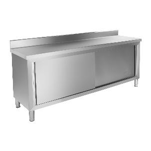 Work tables with cabinet