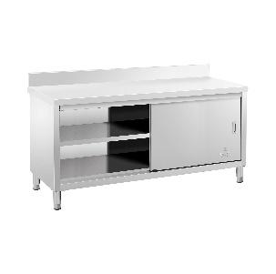 Work tables with cabinet