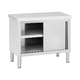 Work tables with cabinet