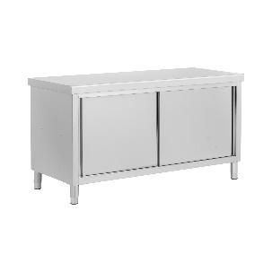 Work tables with cabinet